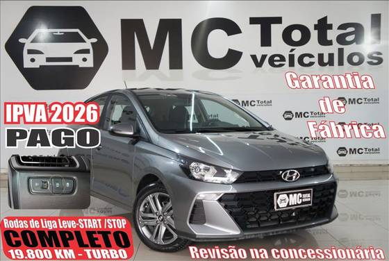HYUNDAI HB20 1.0 TGDI FLEX COMFORT PLUS TECH AUTOMÁTICO